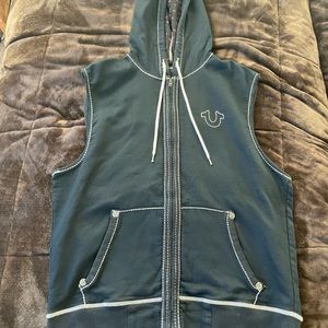 True Religion Sleeveless Hoodie XL